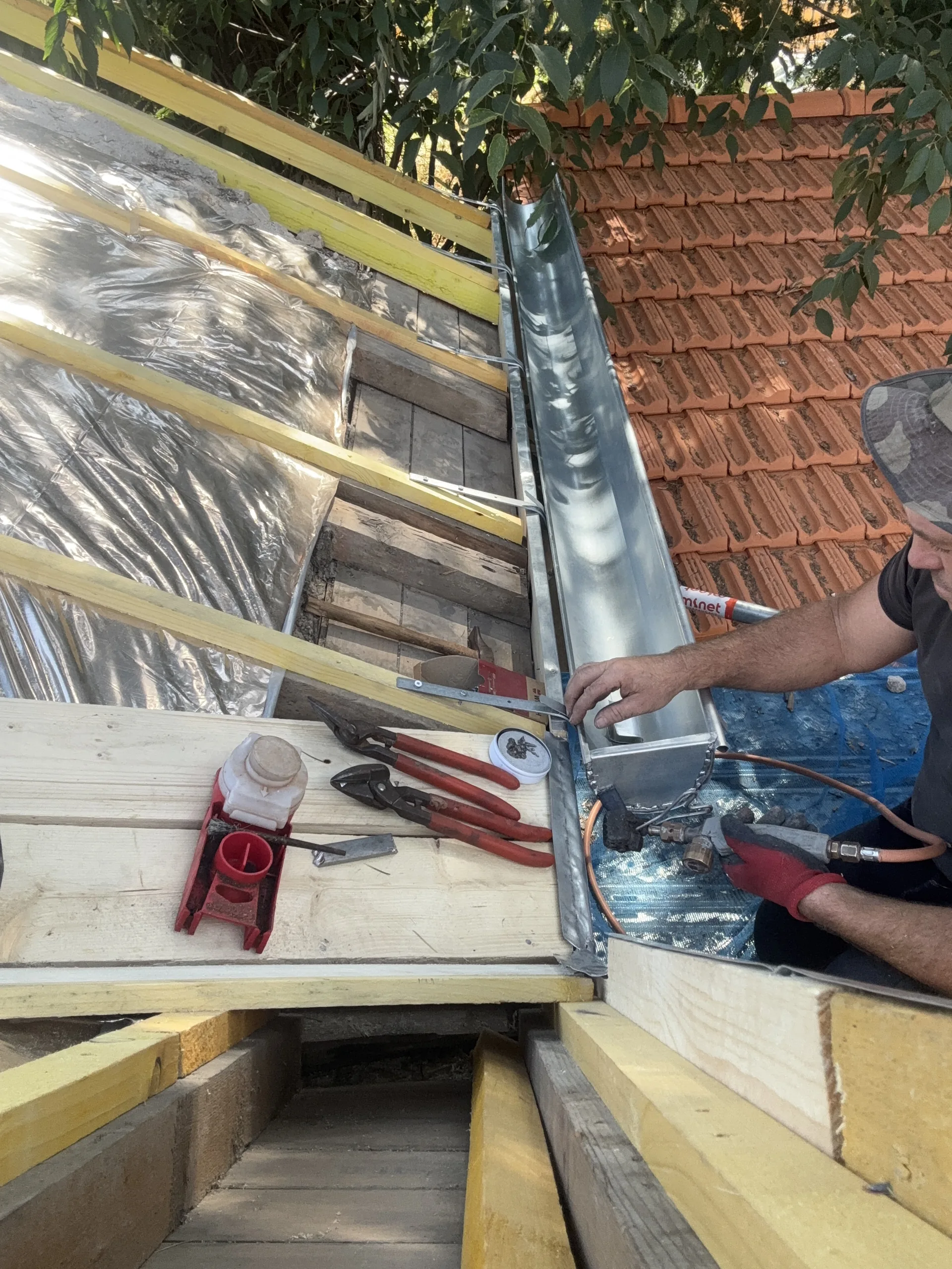 Chantier de couverture